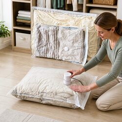 Vacuum Compression Clothing Storage Bag XL Capacity Household Quilt Finishing
