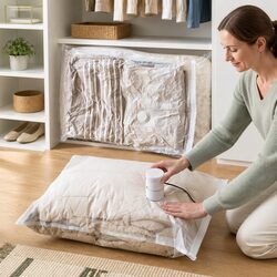 Vacuum Compression Storage Bag Clothing Quilt Organiser Household S Size