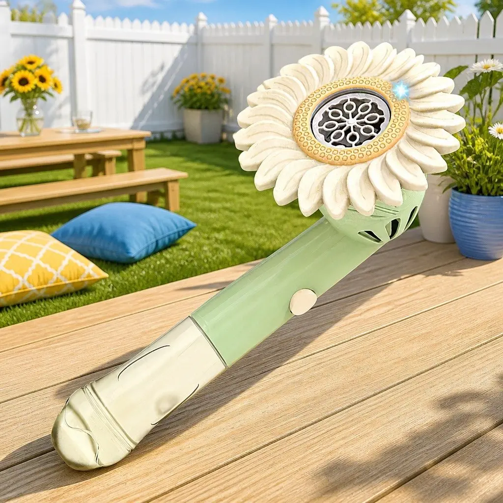 Bubble Toy Automatic Handheld Bubble Machine Green Summer Outdoor Fun