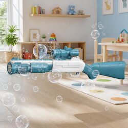 Automatic Bubble Machine Hand-Held Spray Gun Electric 10-Hole Toy